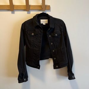 Anthropologie Denim jacket black